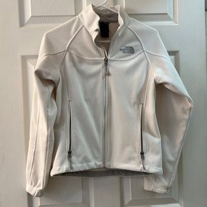 White women’s north face fleece